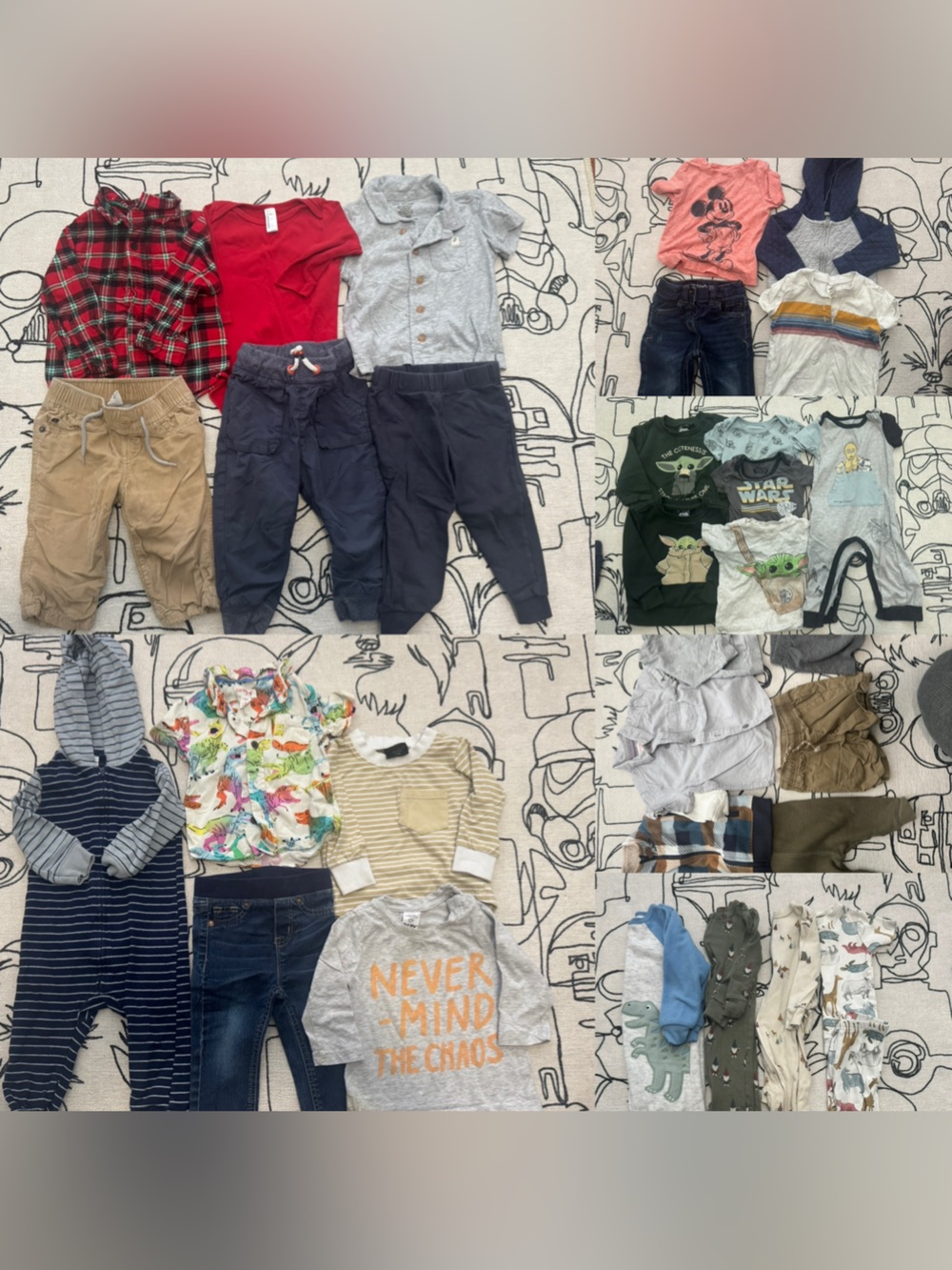 Mixed Brand 6/9-12 month Boys clothes bundle